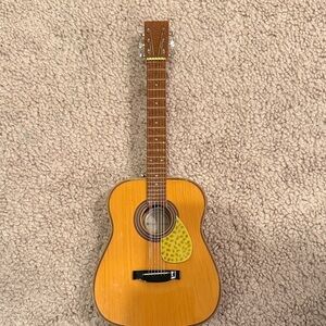 American Girl Doll Acoustic Guitar with Yellow Pickguard